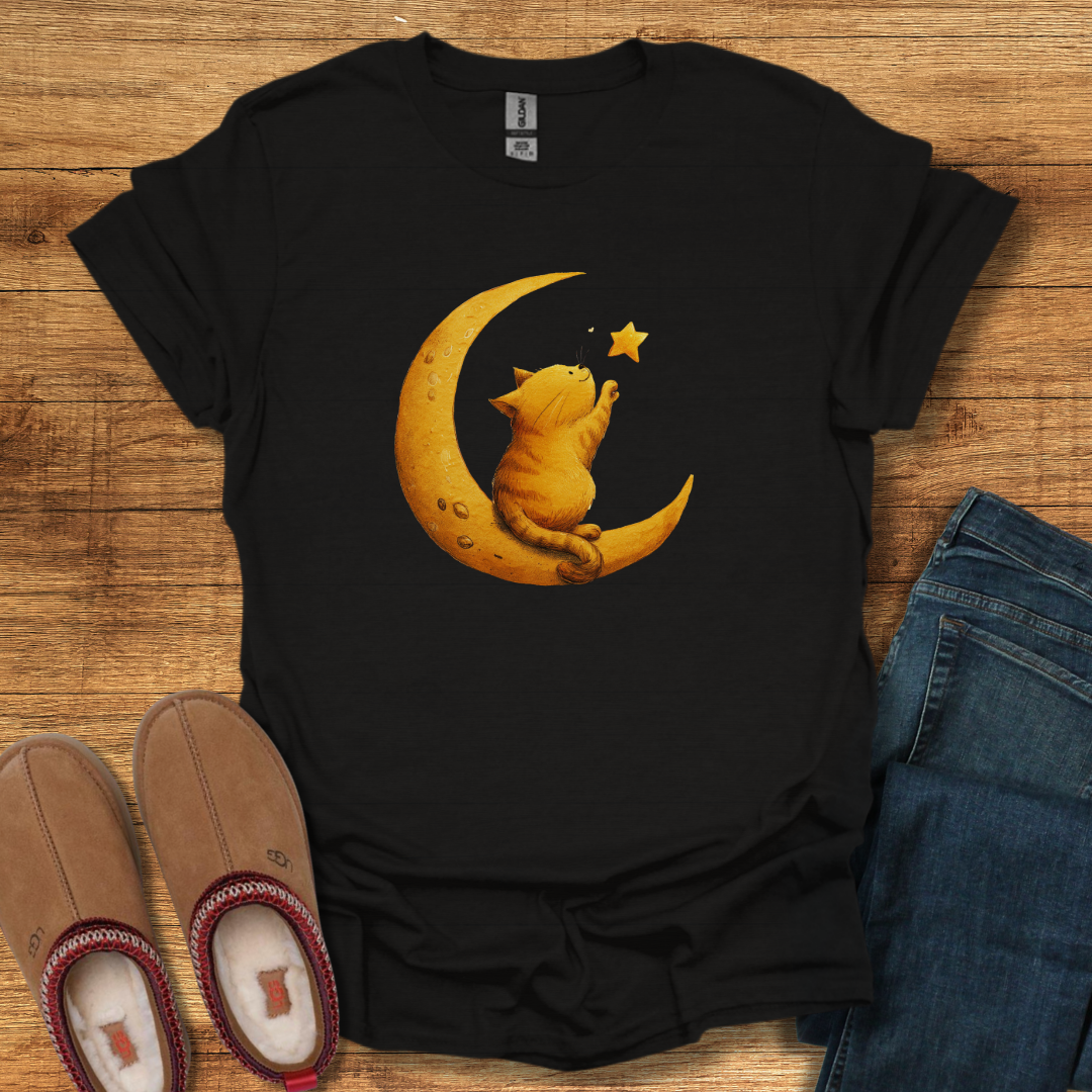 Cute Moon Cat T-Shirt