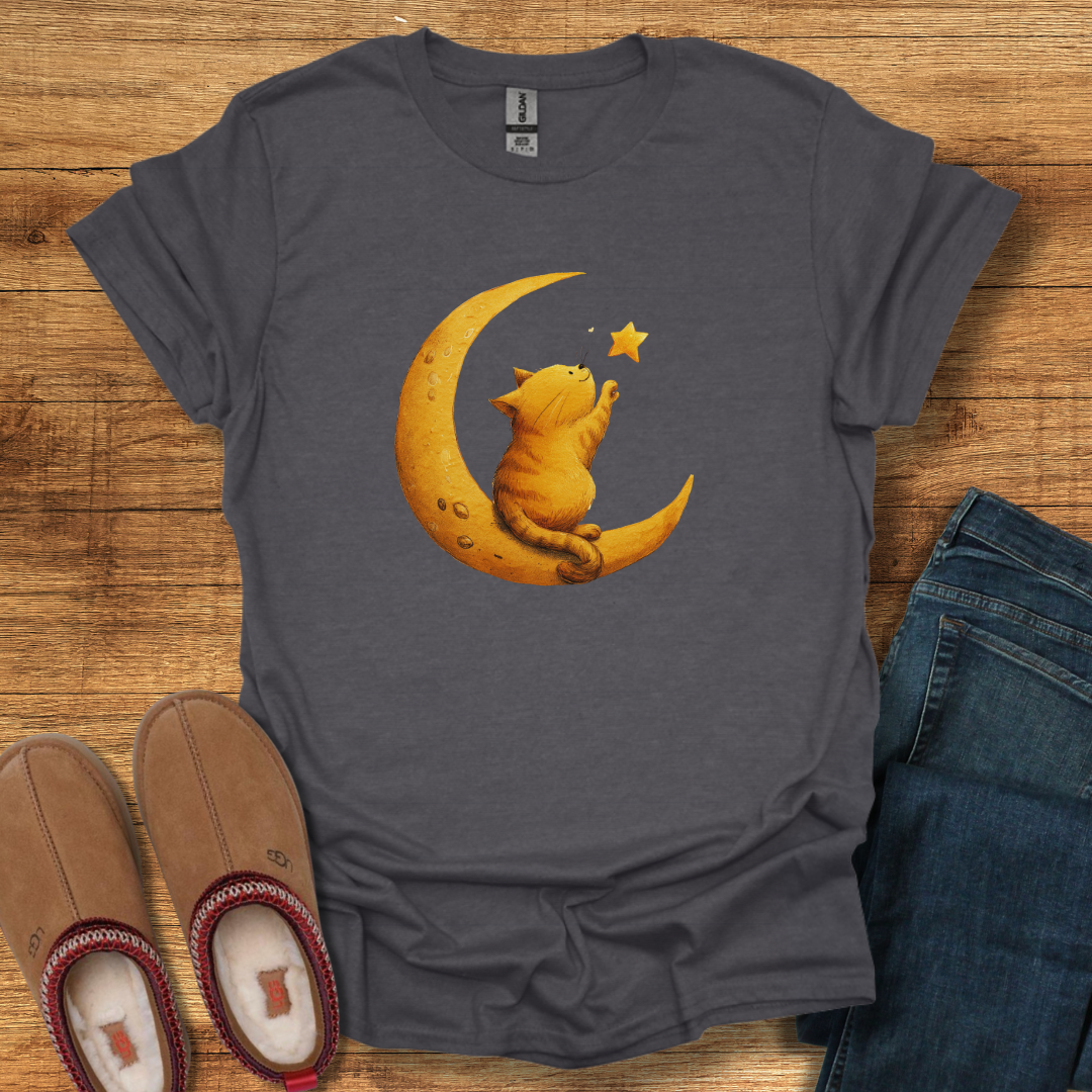 Cute Moon Cat T-Shirt