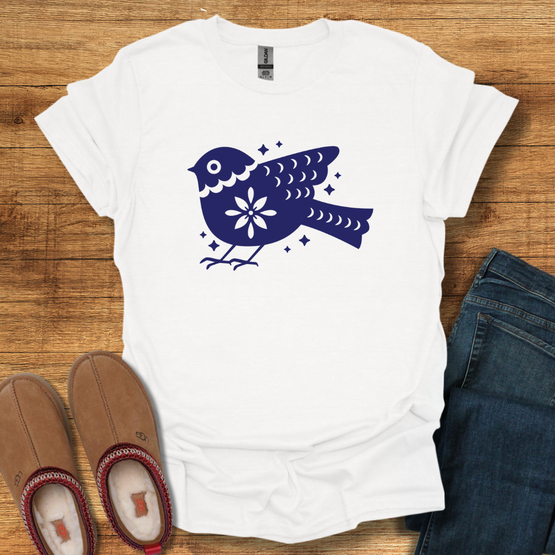 Scandinavian Bird T-Shirt
