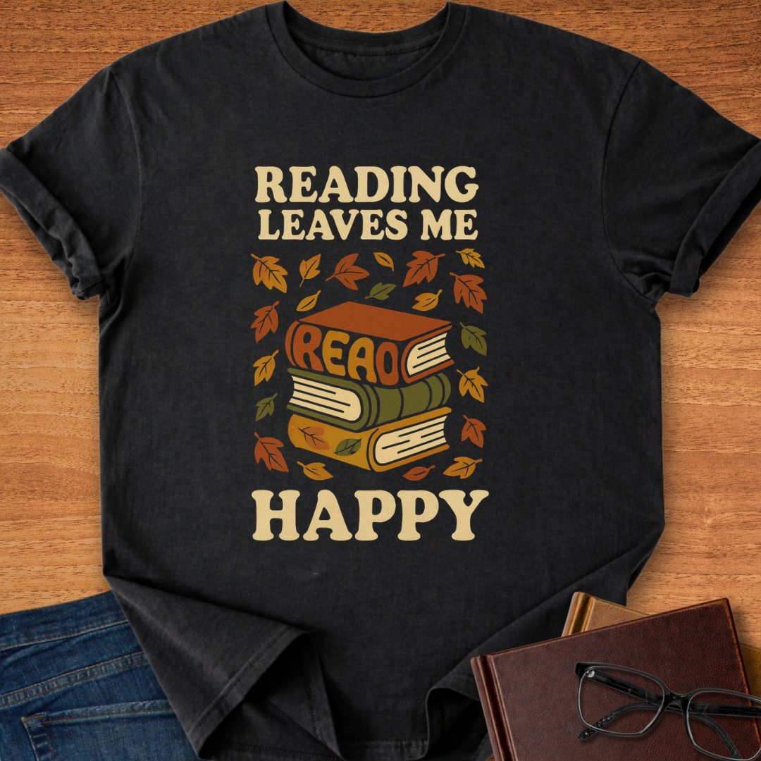 Reading Leaves Me Happy