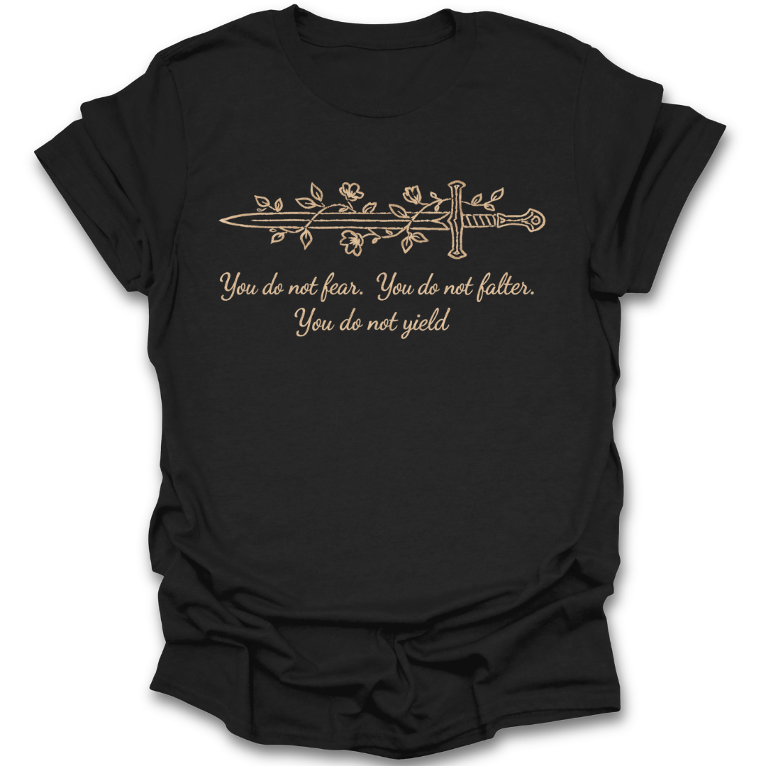 Blue t-shirt with white text 'EMOTIONALLY ATTACHED TO FictioNAL MEN' on a white background romantasy shirt, fantasy reader shirt, fantasy book lover gift, bookish fantasy tee, sword floral shirt, booktok shirt, fantasy romance shirt, reader gift for women, dragon reader gift, dark academia book shirt.
