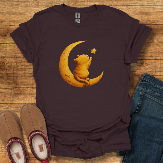 Cute Moon Cat T-Shirt