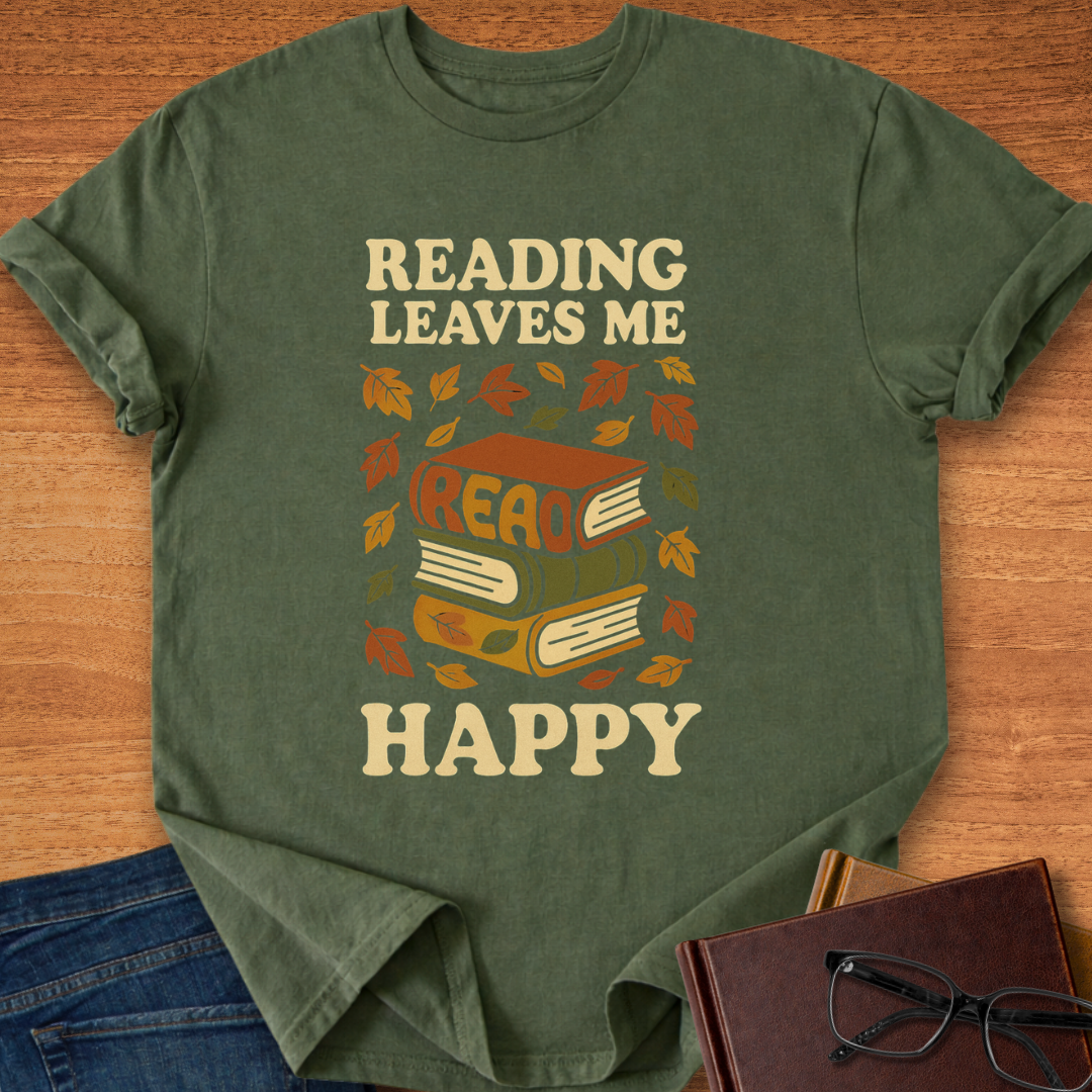 Reading Leaves Me Happy
