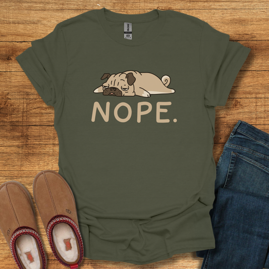 Nope Pug T-Shirt