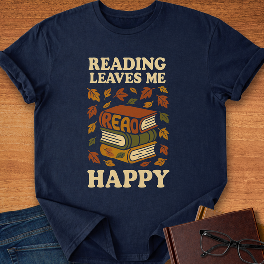 Reading Leaves Me Happy