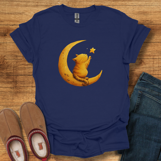 Cute Moon Cat T-Shirt